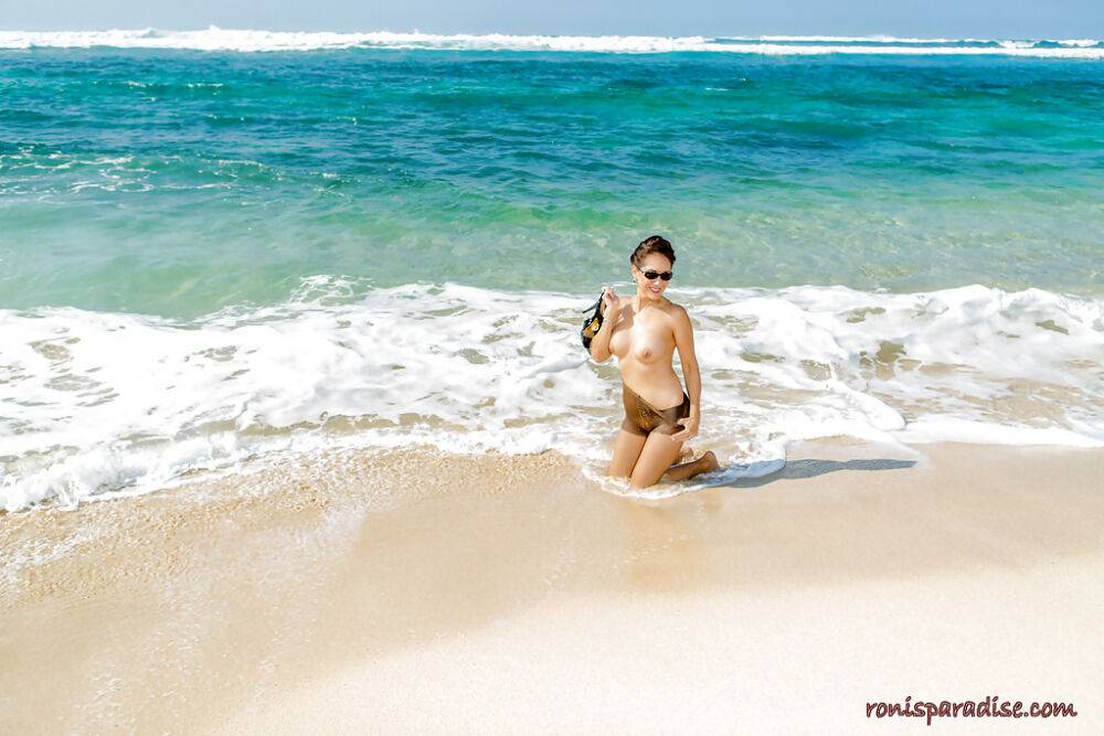Every time Roni is at the beach she gets naughty and naked fast - #10
