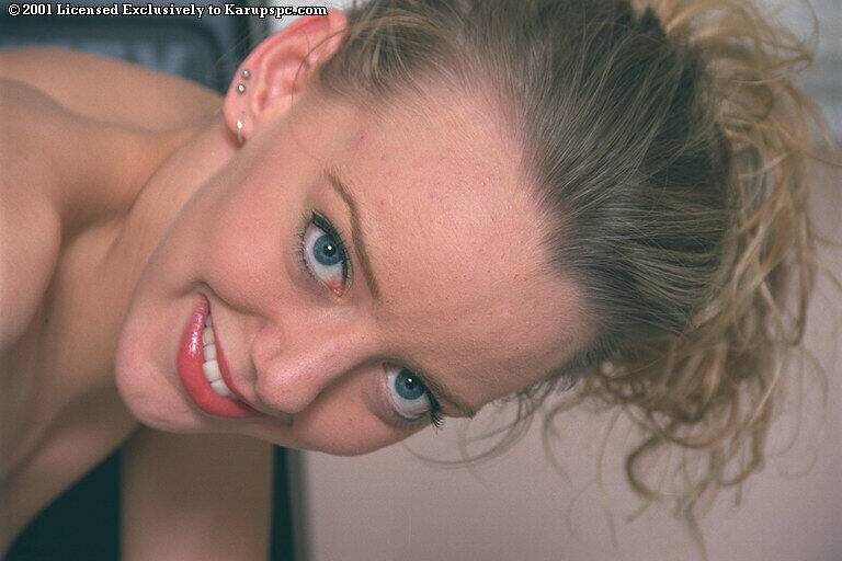 Teen amateur Krista is featured in a hot close up posing scene - #11