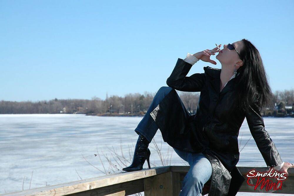 Despite the frozen river behind me, spring was just around the corner and I - #6