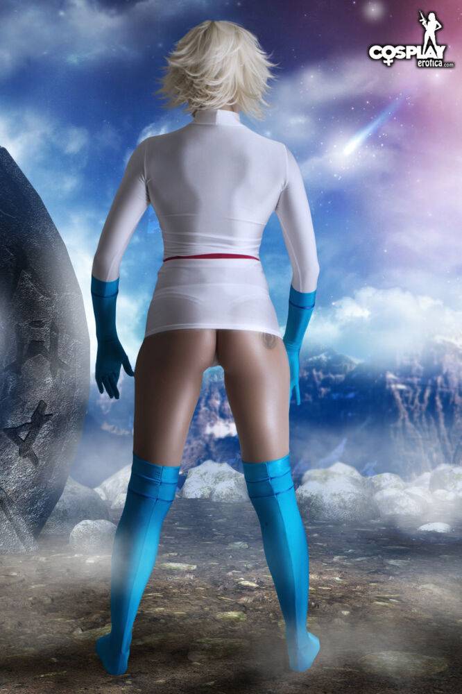 Power Girl Kara Zor L, Karen Starr nude cosplay - #2