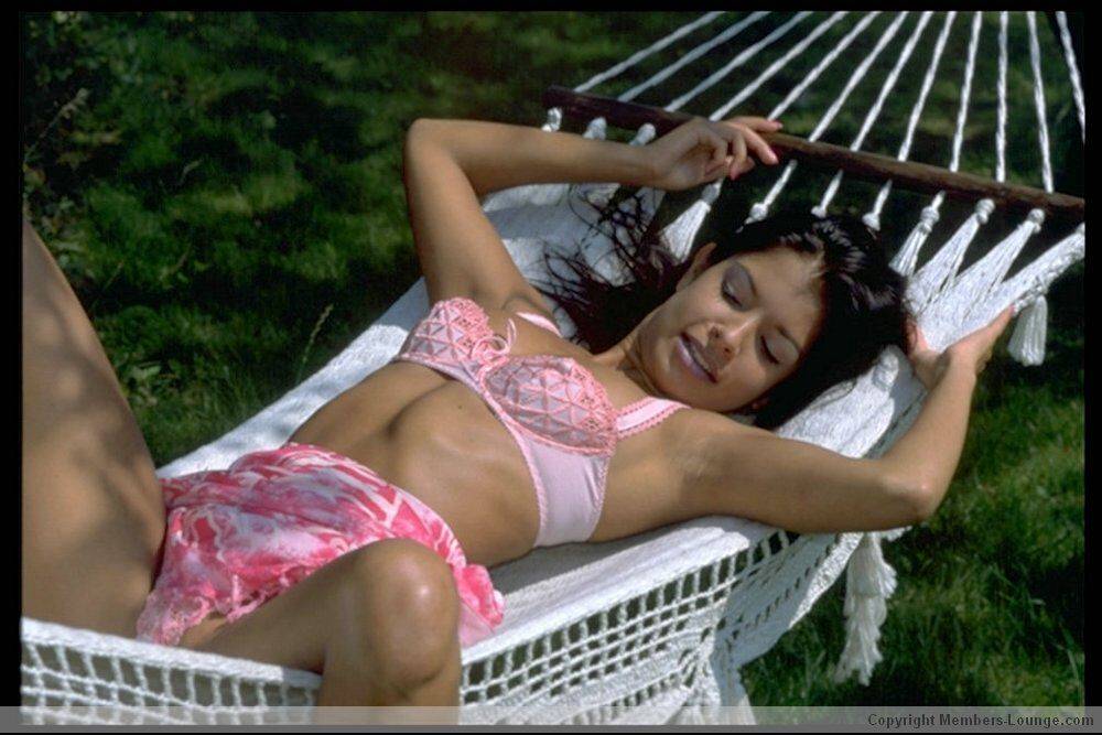 Platinum Indian Indian babe in a pink bikini - #6