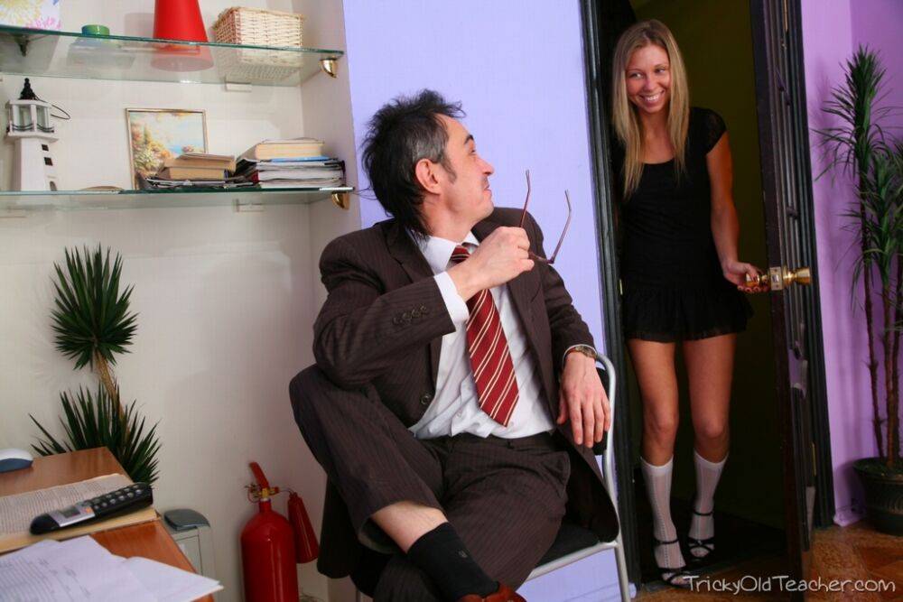 Schoolgirl Yana gets tricked into having sex by her older teacher - #6