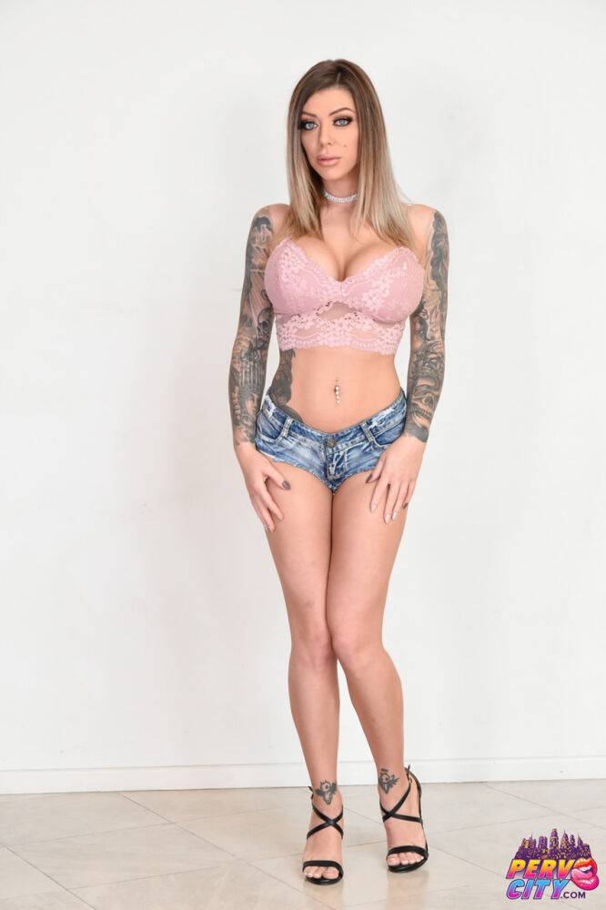 Busty tattooed blonde Karma Rx doesn&rsquot waste time getting to business She - #9