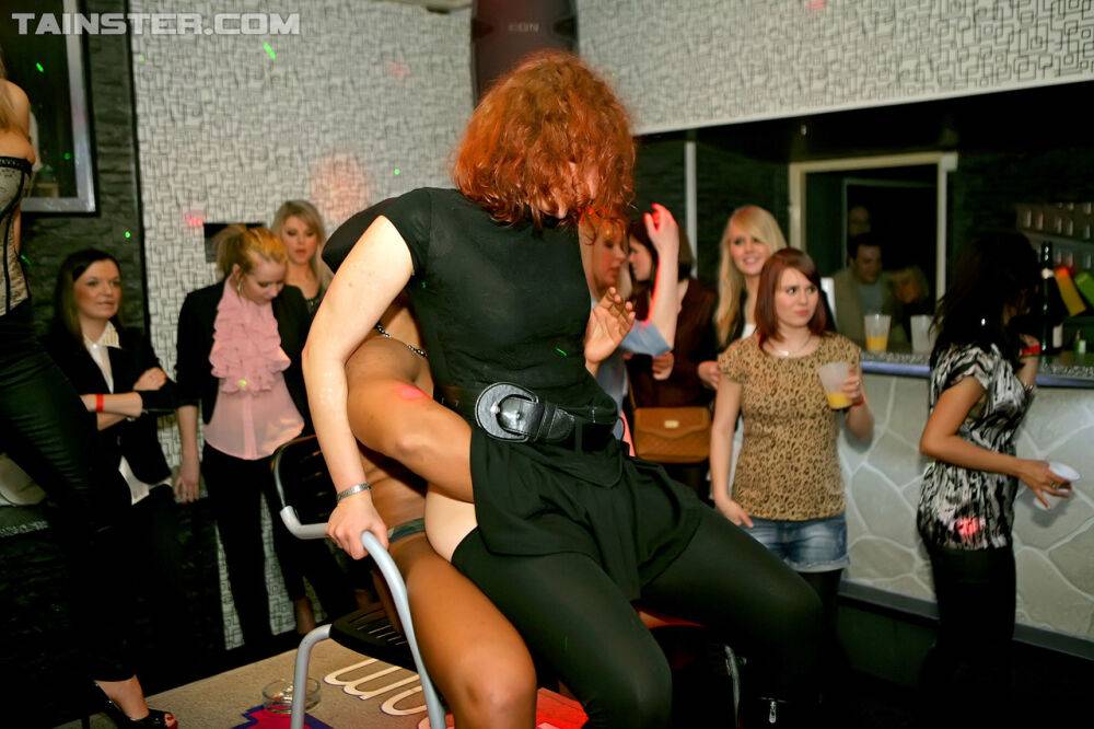 Girls go wild over males strippers at an out of control bachelorette party - #10