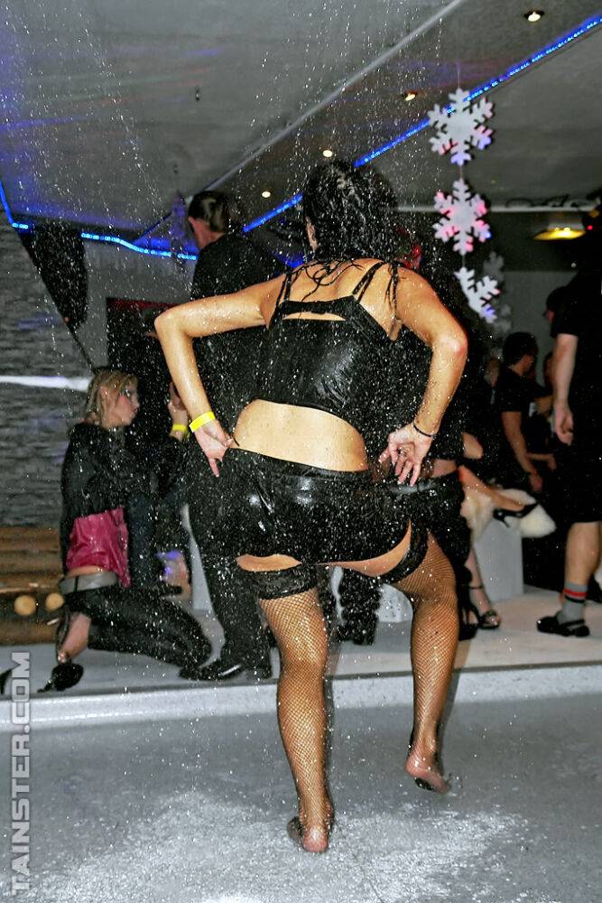 Naughty babes getting wet and going wild at the drunk sex party - #12