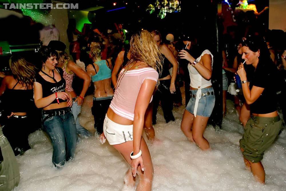 Saucy ladies have some dirty fun at the european foam party - #6