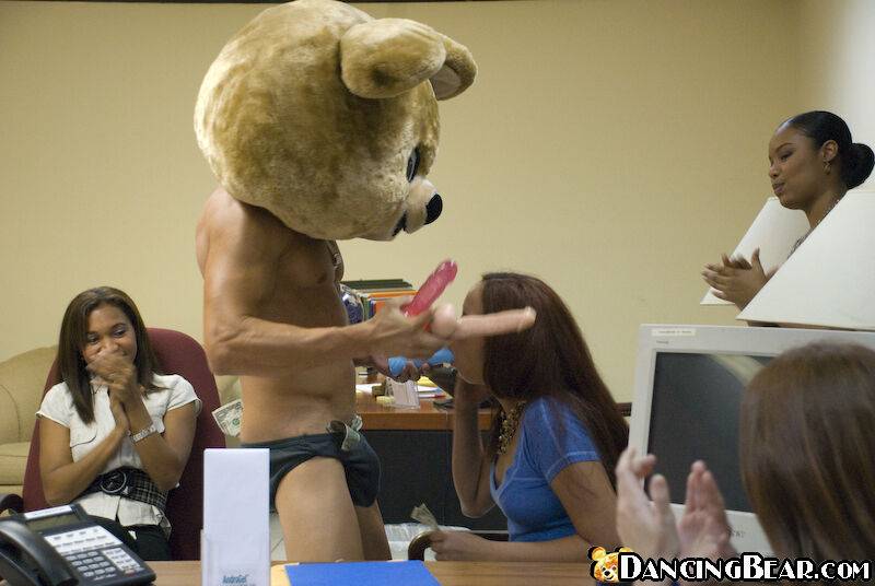 CFNM party with non nude ladies and a stunning stripper in a bear hat - #15