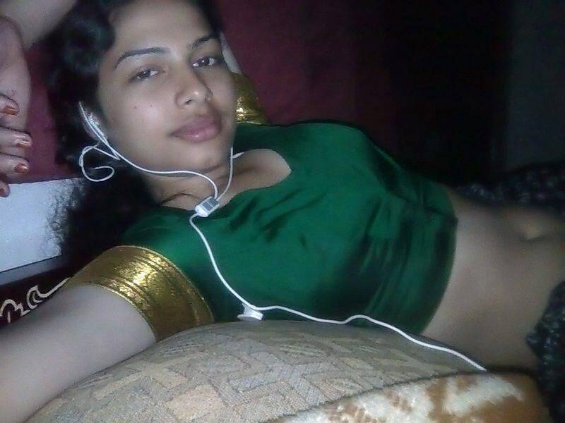 Indian wife listens to music while setting her natural tits free - #2