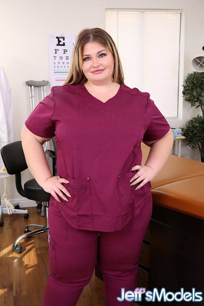 Obese nurse Tiffany Star has hardcore sex with a patient in a clinic - #1