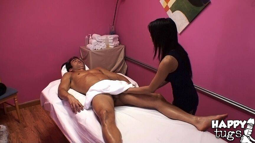 Lascivious asian masseuse with big tits gets shagged hardcore - #1