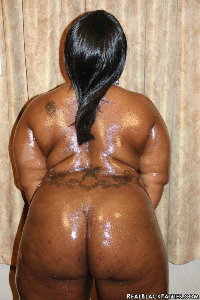 Real Black Fatties Oiled Ass Fatty Ebony - #11