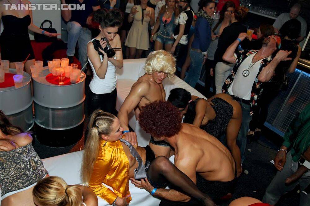 Hot chicks get banged during a group sex party with a winning atmosphere - #15