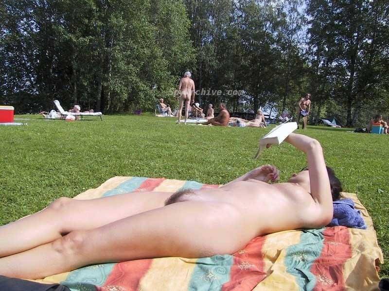 Peeping on beautiful naked girls on the beach - #3