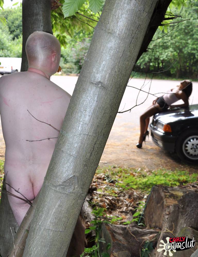 Dirty cum slut carly drove out into the woods looking for some dogging actio - #1