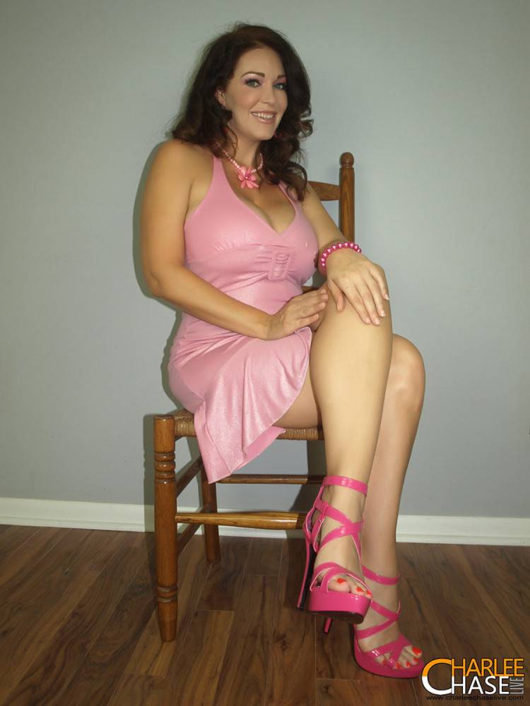 Charlee chase looks hot in pink - #1