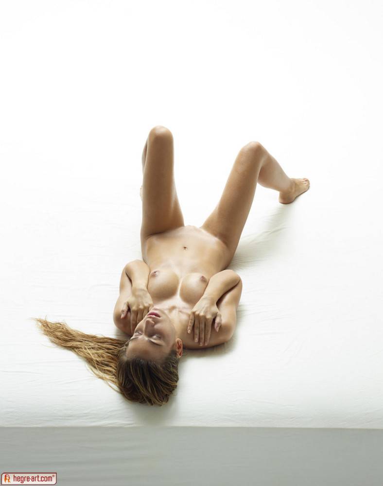 French model penelope posing in nude art photography - #1