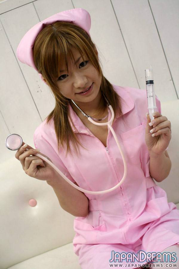 Hot japanese nurse iruka gets pleasured with vibrator - #4