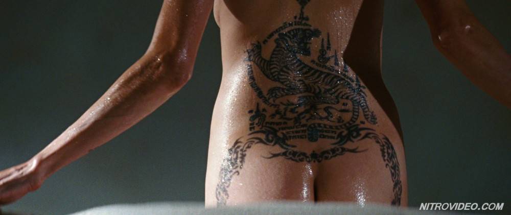 Angelina jolie exposing her hot tattooed body - #2