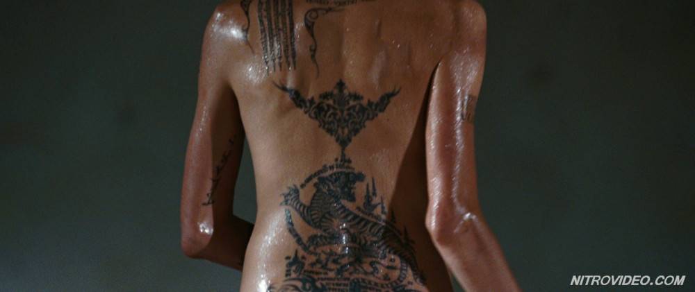 Angelina jolie exposing her hot tattooed body - #5