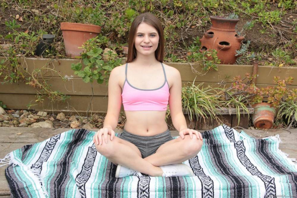 Alice's Anal Yoga Workout - #1