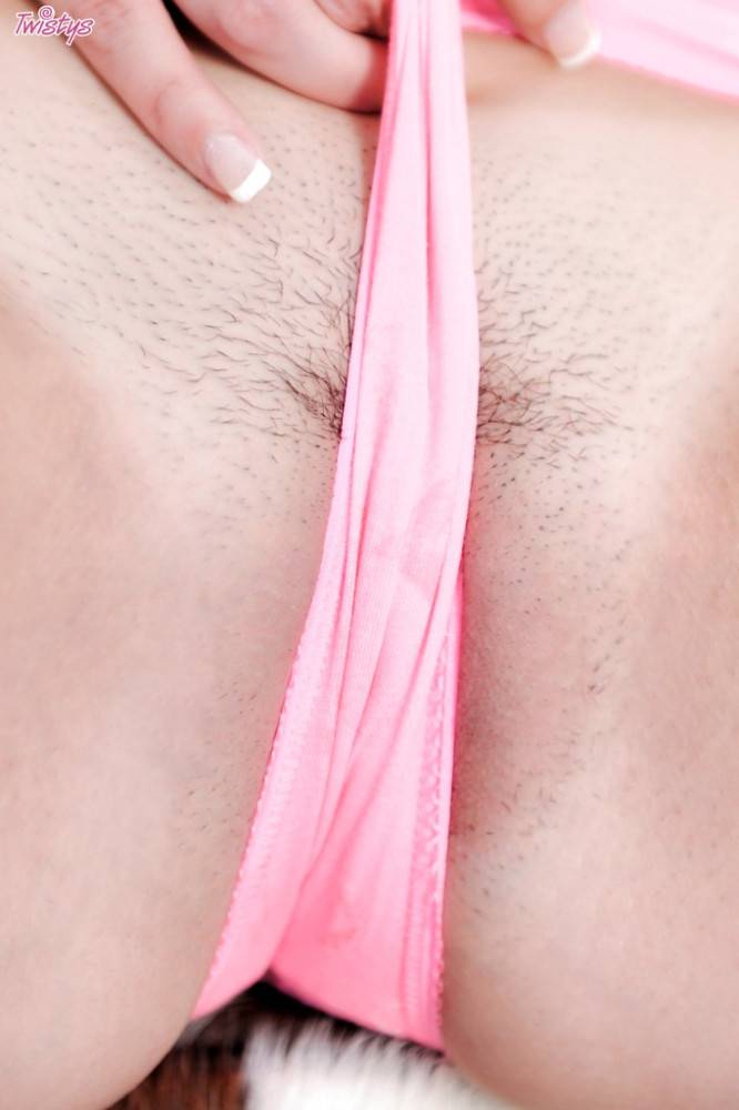 Curious american pornstar Dillion Harper exhibits her ass in hot lingerie and masturbates - #9