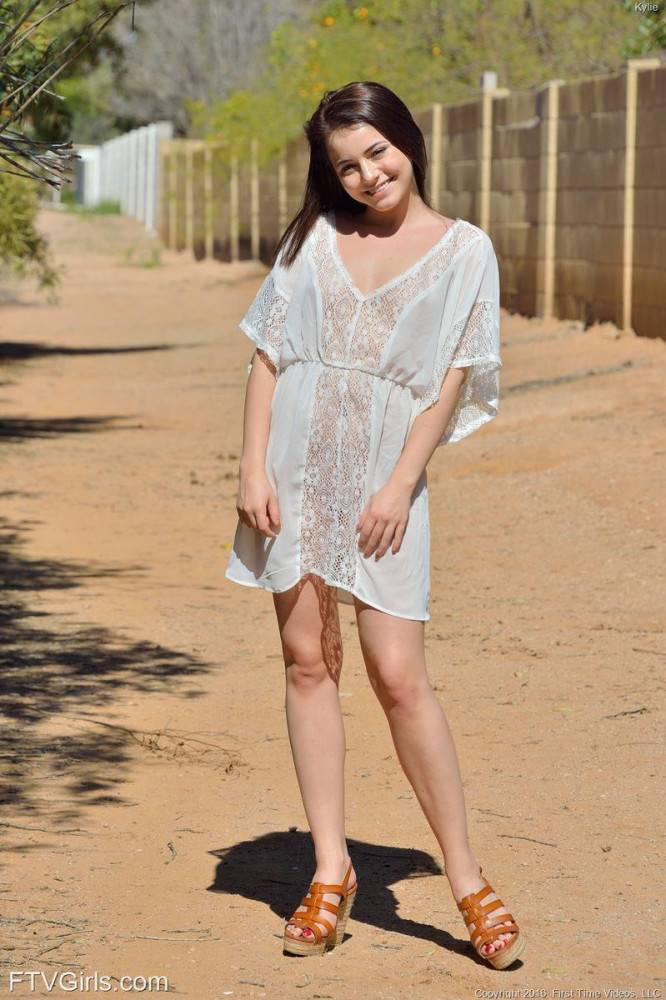 Sheer White Dress - #18