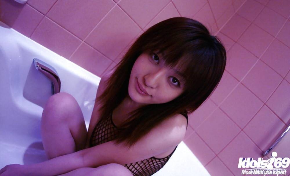 Lovely japanese babe Sakura Shiratori in fancy skirt revealing big titties and ass - #2