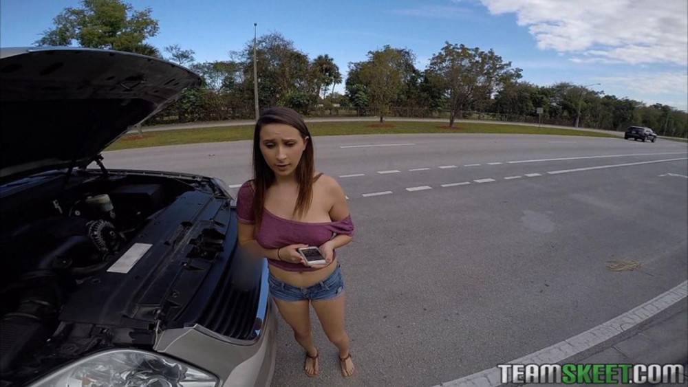 I Was Driving Down The Street When I Spotted Ashley. I Could See Her Massive Tits From Like A Half A Mile Away. - #5