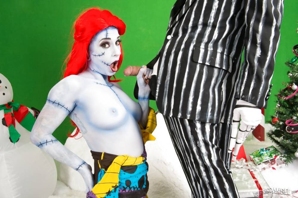 Attractive american red-haired milf Joanna Angel in cosplay outfit banged after good suck - #16
