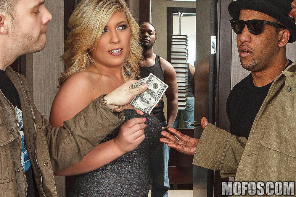 Fucking For Money Is What Busty Blonde Heidi Hollywood Loves To Do. She Is Into Black Men. - #1