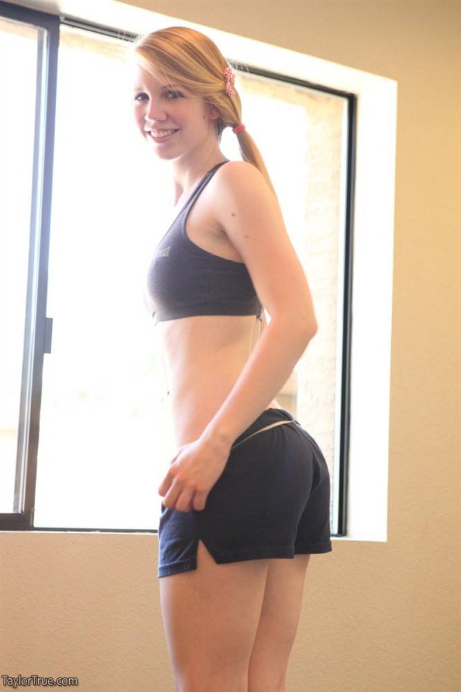 Taylor True Gets So Heated Up As She Works Out That She Has To Slide Down Her Shorts - #11