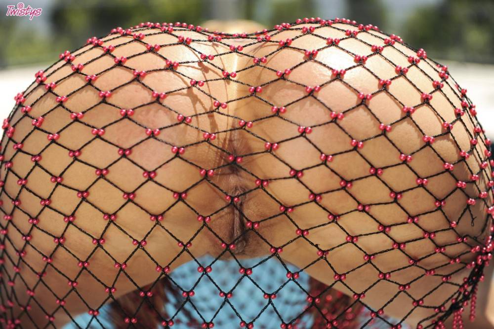 Blonde Milf In Erotic Fishnet Vega Vixen Looking So Erotic With The Dildo Inside The Nub - #8