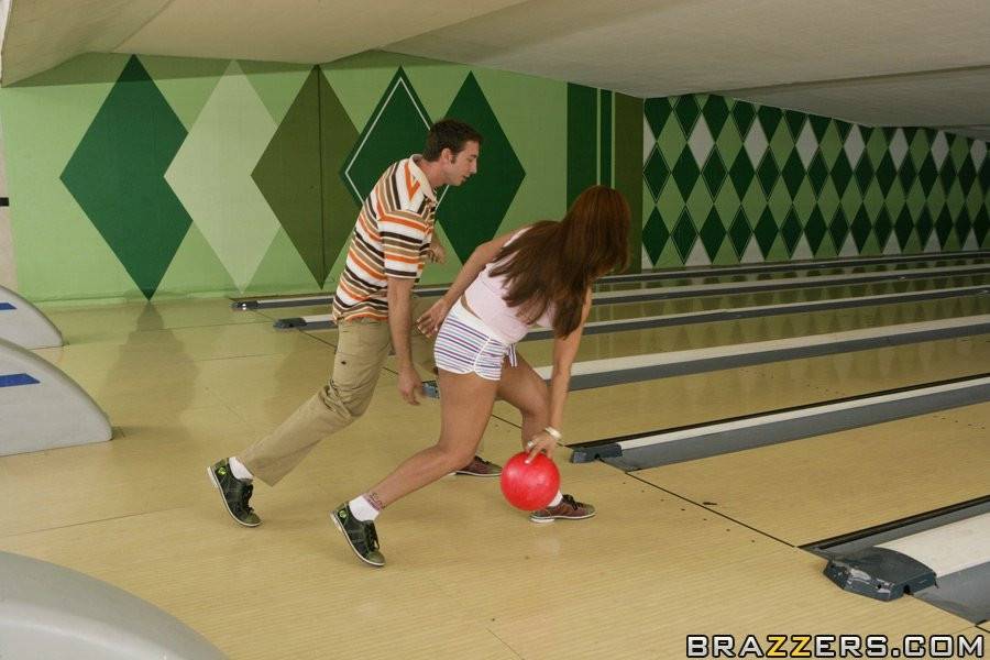 Tanned Latina Ice La Fox Gets Horny And Hops On Her Buddy's Hard Cock While Playing Bowling - #5