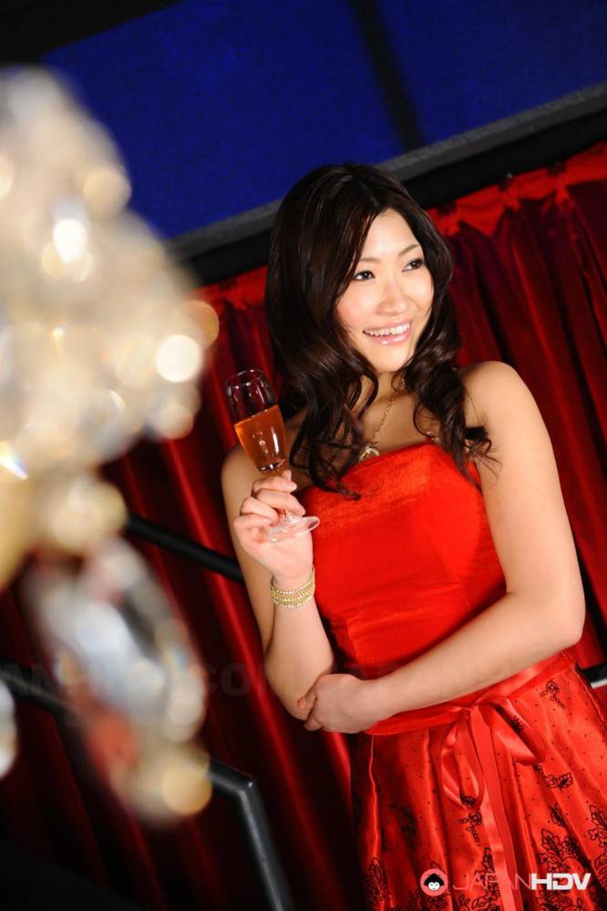 Hot Asian Babe Karin Kusunoki Looks So Wonderful In Her Nice And Sexy Red Dress - #4