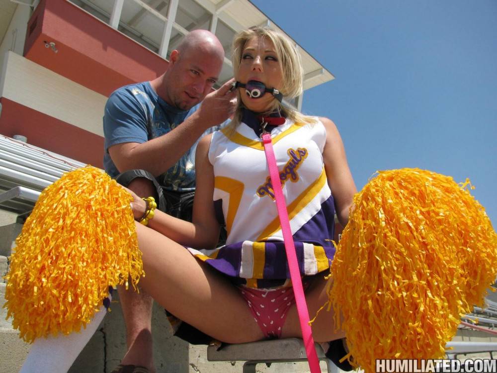 Rough Sex And Humiliation For Blue-eyed Blonde Cheerleader Shawna Lenee - #1