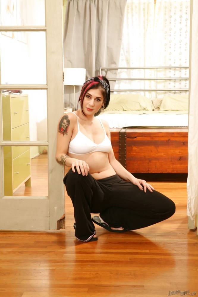 Excellent american milf Joanna Angel in sexy undies revealing big boobs and spreading her legs - #2
