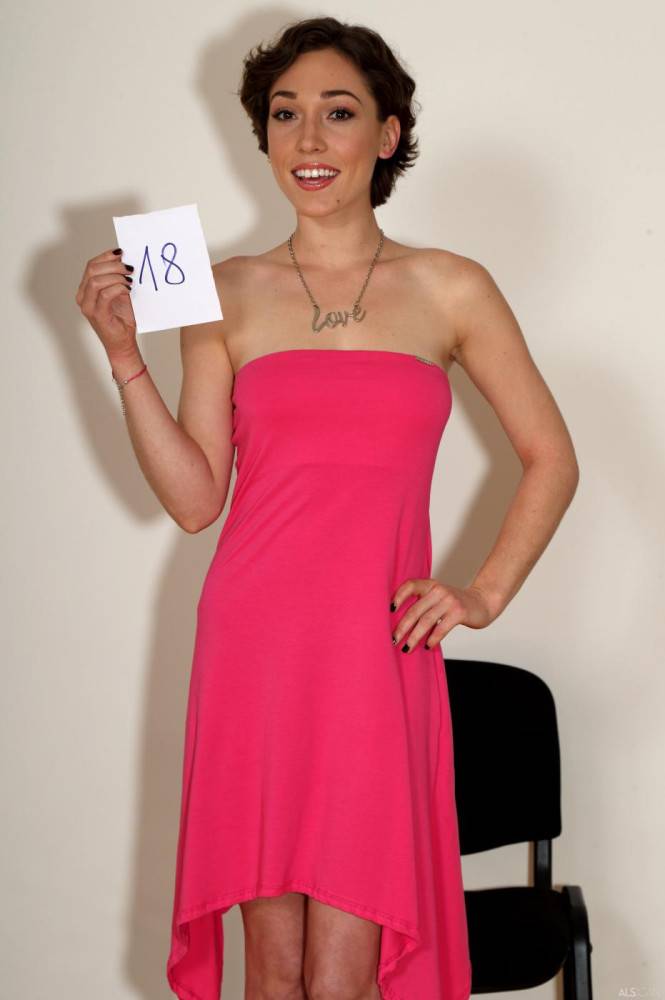 Posing In A Nice Long Red Dress Is What Brunette Princess Lily Labeau Does Best. - #2
