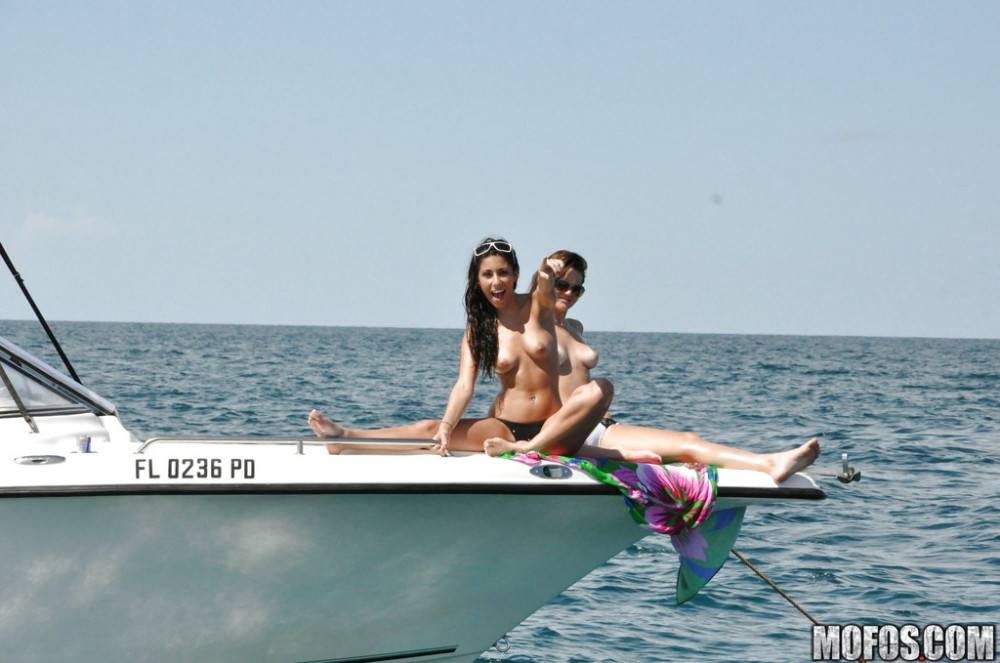 Hot girls Daniela Diamond and Tristan Berrimore showing hot bodies outdoor - #6