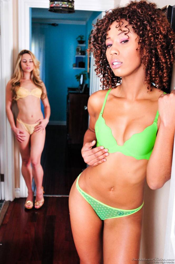 Exclusive And Turning On Softcore Session From Cute Lindsey Meadows And Misty Stone - #7