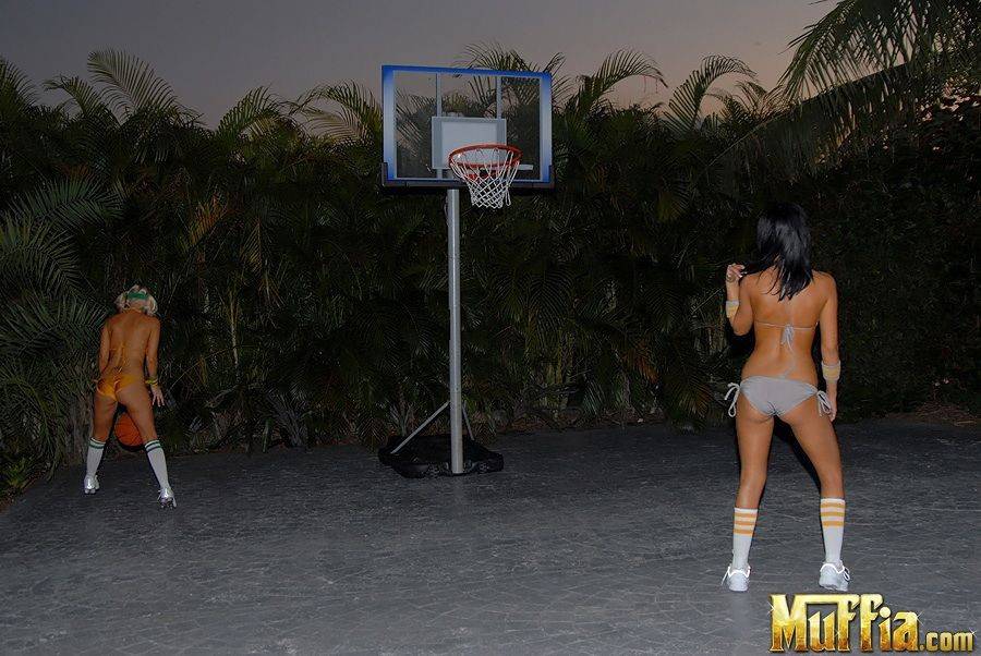 Perfect Boobed Lesbians Jenna Vie And Molly Cavalli Love Basketball And Muff Diving - #9