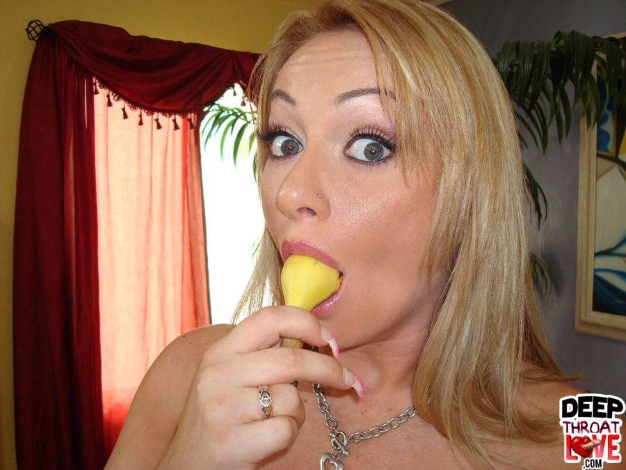 Slutty Aline With Full Tits Exercises On Banana Then Blows Cock And Gets Ass Plowed - #11