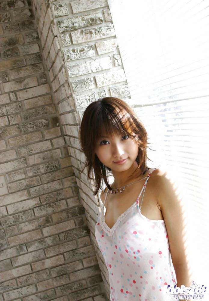 Deluxe japanese cutie Haruka Morimura posing in sexy lingery on camera - #4