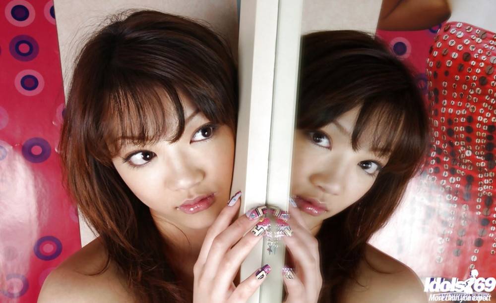 Gracile japanese teen Mai Kitamura in sexy undies in foot fetish show - #15