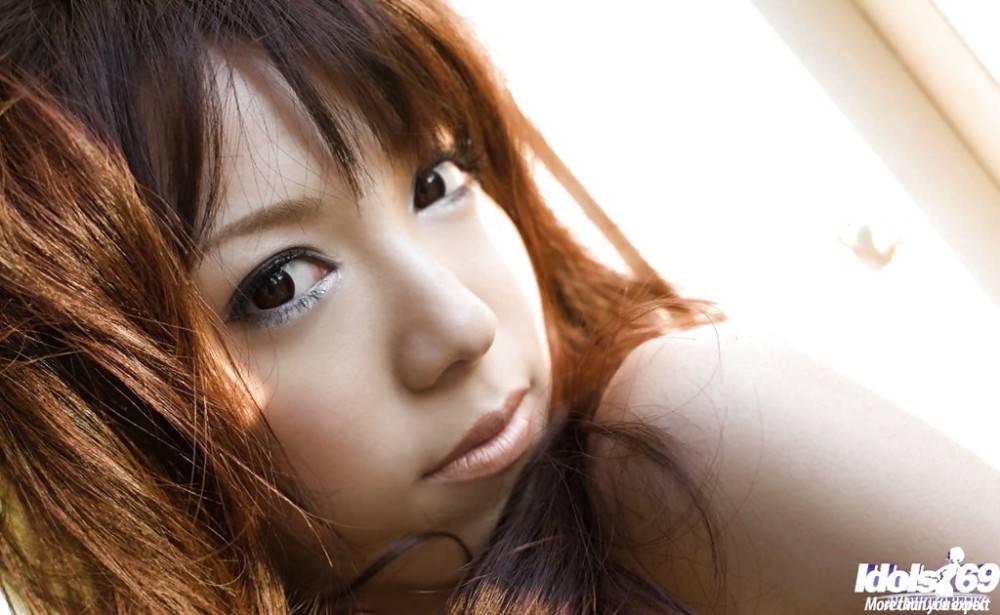 Excellent japanese babe Kanako Tsuchiyai shows her butt outside - #4