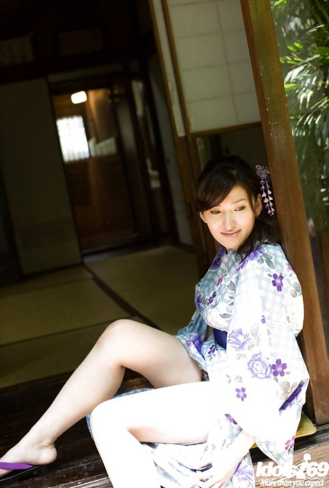 Lovely japanese babe Ruru in erotic scene - #7