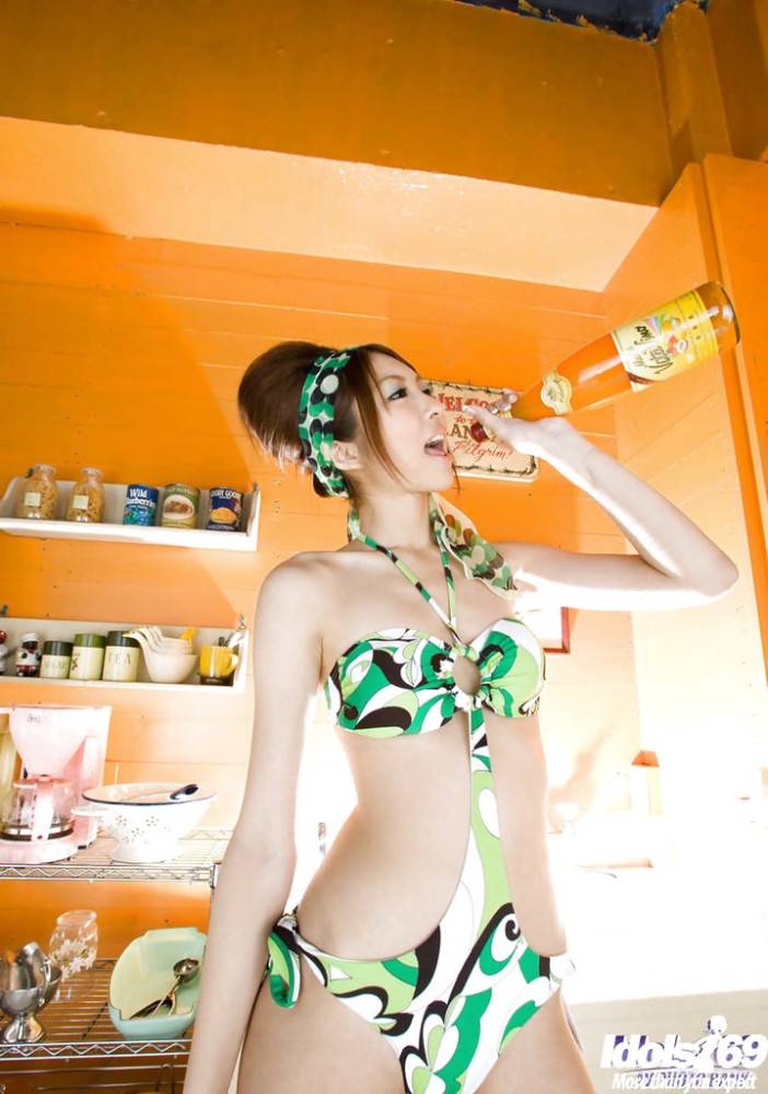 Very attractive japanese cutie Kotone Aisaki reveals her butt - #6