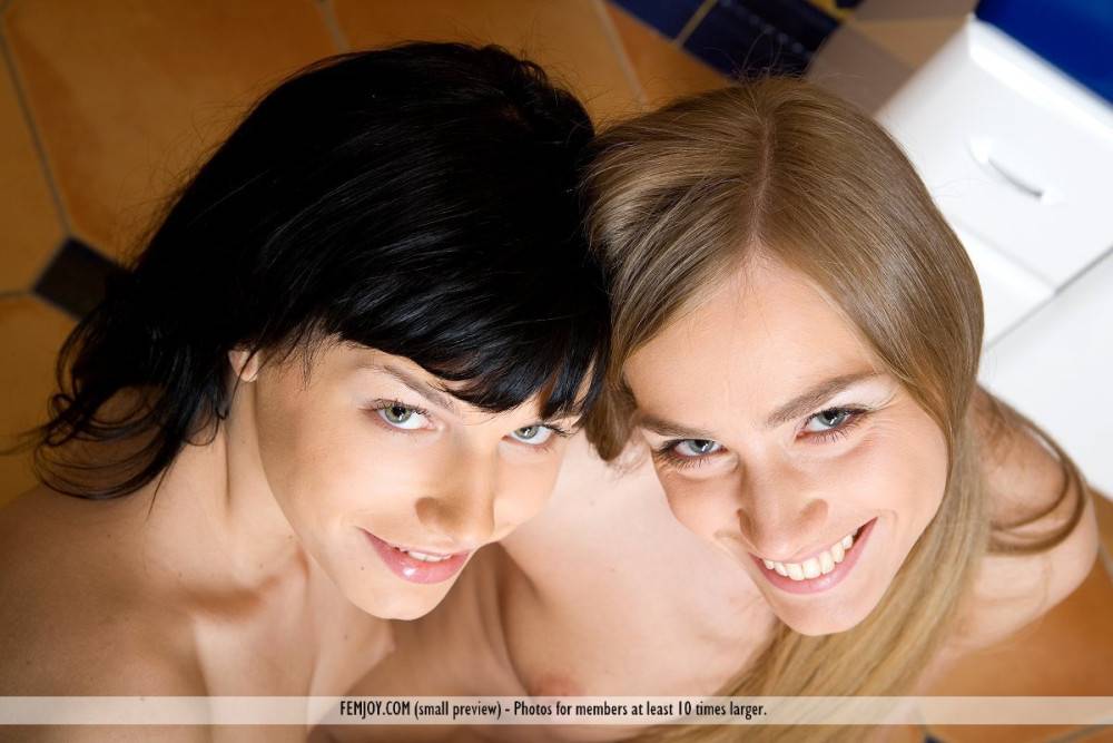 Young Lesbian Cuties Sandra C & Anna Ac Get Together To Make Some Sensual Softcore Porn - #10