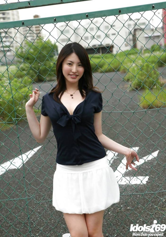 Inviting japanese cutie Takako Kitahara exposing big tits and sexy ass - #3