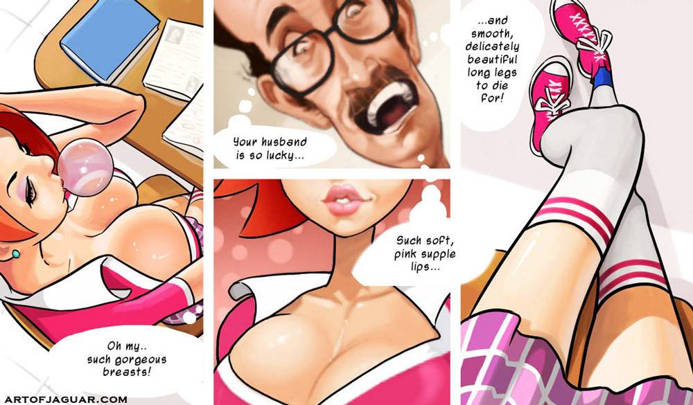 Adult comic professor pinkus fantasizing about redhead student - #8