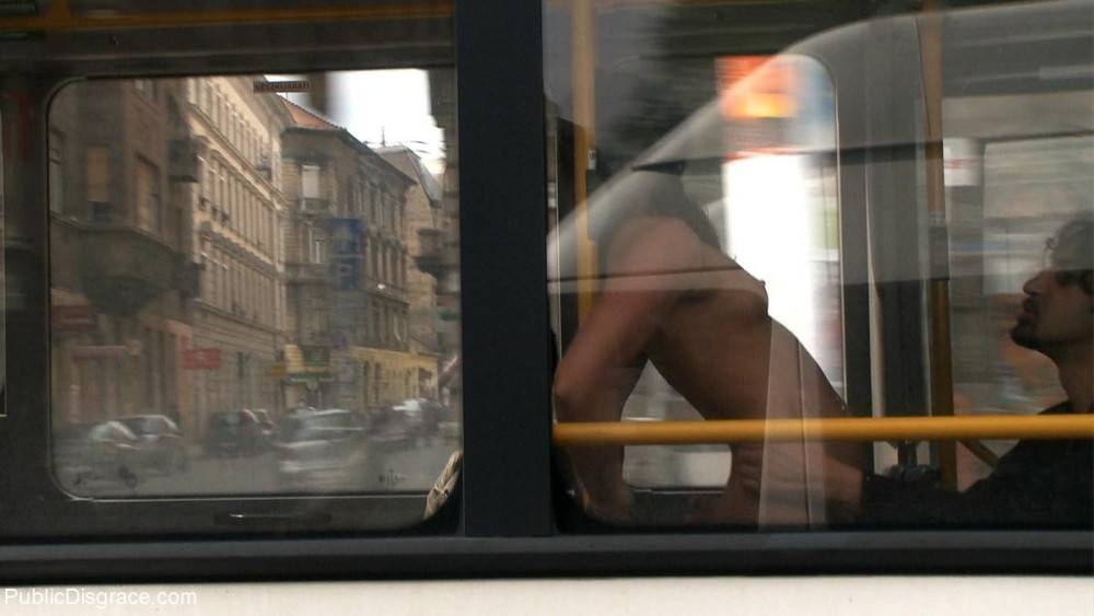 Hard fucked on a city bus - #7